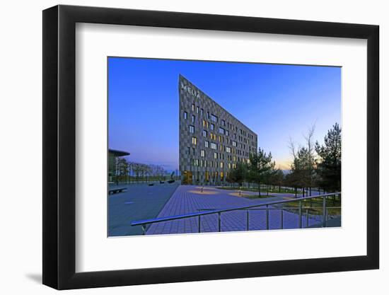 Melia Hotel on Kirchberg in Luxembourg City, Grand Duchy of Luxembourg, Europe-Hans-Peter Merten-Framed Photographic Print