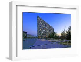 Melia Hotel on Kirchberg in Luxembourg City, Grand Duchy of Luxembourg, Europe-Hans-Peter Merten-Framed Photographic Print