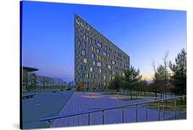 Melia Hotel on Kirchberg in Luxembourg City, Grand Duchy of Luxembourg, Europe-Hans-Peter Merten-Stretched Canvas