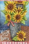 Sunflower Bucket Welcome To Our Home-Melinda Hipsher-Giclee Print