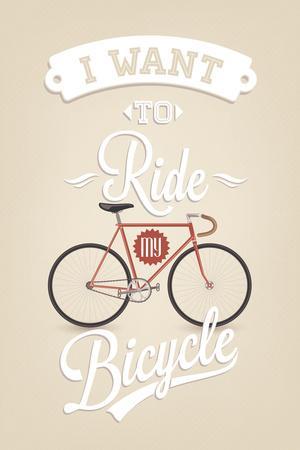Retro Illustration Bicycle