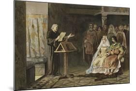 Melis Stoke at the Court of Count John II of Holland-Willem II Steelink-Mounted Giclee Print