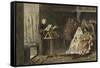 Melis Stoke at the Court of Count John II of Holland-Willem II Steelink-Framed Stretched Canvas