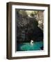 Melisani Lake in Cave Where Roof Collapsed in an Earthquake, Kefalonia, Ionian Islands, Greece-R H Productions-Framed Photographic Print