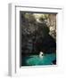 Melisani Lake in Cave Where Roof Collapsed in an Earthquake, Kefalonia, Ionian Islands, Greece-R H Productions-Framed Photographic Print