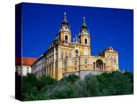 Melk Abbey, Baroque Church, Lower Austria-Walter Bibikow-Stretched Canvas