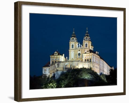 Melk Abbey, Melk, Wachau, Lower Austria, Austria-Doug Pearson-Framed Photographic Print