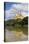 Melk Abbey Reflected in the Danube, Wachau, Lower Austria, Austria-Doug Pearson-Stretched Canvas