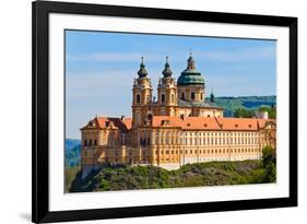 Melk - Famous Baroque Abbey (Stift Melk), Austria-Zechal-Framed Photographic Print