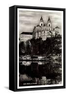 Melk Niederösterreich Donau, Blick Zum Stift, Schiff-null-Framed Stretched Canvas