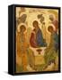 Melkite Icon of Abraham's Trinity, Nazareth, Galilee, Israel, Middle East-Godong-Framed Stretched Canvas