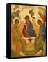 Melkite Icon of Abraham's Trinity, Nazareth, Galilee, Israel, Middle East-Godong-Framed Stretched Canvas