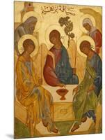 Melkite Icon of Abraham's Trinity, Nazareth, Galilee, Israel, Middle East-Godong-Mounted Photographic Print