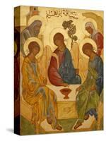 Melkite Icon of Abraham's Trinity, Nazareth, Galilee, Israel, Middle East-Godong-Stretched Canvas