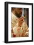 Melkite priest celebrating Mass, Nazareth, Galilee-Godong-Framed Photographic Print