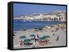 Mellieha Bay, Malta-Peter Thompson-Framed Stretched Canvas