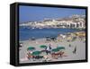 Mellieha Bay, Malta-Peter Thompson-Framed Stretched Canvas