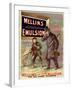 Mellin's Emulsion Coughs, Colds and Flu Medicine, UK, 1890-null-Framed Giclee Print