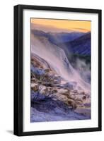 Mellow Evening at Canary Springs, Yellowstone National Park, Wyoming-Vincent James-Framed Photographic Print