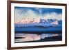 Mellow Misty Morning at Continental Divide, Yellowstone National Park, Wyoming-Vincent James-Framed Photographic Print