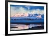 Mellow Misty Morning at Continental Divide, Yellowstone National Park, Wyoming-Vincent James-Framed Photographic Print