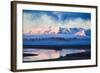 Mellow Misty Morning at Continental Divide, Yellowstone National Park, Wyoming-Vincent James-Framed Photographic Print