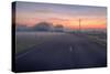 Mellow Morning Road, Central California-null-Stretched Canvas