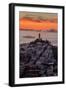 Mellow Sunset at Coit Tower, San Francisco California-Vincent James-Framed Photographic Print