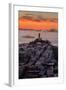 Mellow Sunset at Coit Tower, San Francisco California-Vincent James-Framed Photographic Print