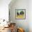 Mellow Yellow Landscape I-Alonzo Saunders-Framed Art Print displayed on a wall