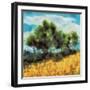 Mellow Yellow Landscape II-Alonzo Saunders-Framed Art Print