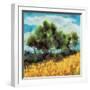 Mellow Yellow Landscape II-Alonzo Saunders-Framed Art Print