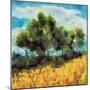 Mellow Yellow Landscape II-Alonzo Saunders-Mounted Art Print