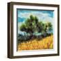 Mellow Yellow Landscape II-Alonzo Saunders-Framed Art Print