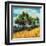 Mellow Yellow Landscape II-Alonzo Saunders-Framed Art Print