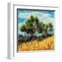 Mellow Yellow Landscape II-Alonzo Saunders-Framed Art Print