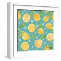 Mellow Yellow Step 01B-Farida Zaman-Framed Art Print