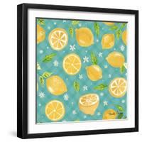 Mellow Yellow Step 01B-Farida Zaman-Framed Art Print