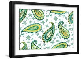 Mellow Yellow Step 02A-Farida Zaman-Framed Art Print