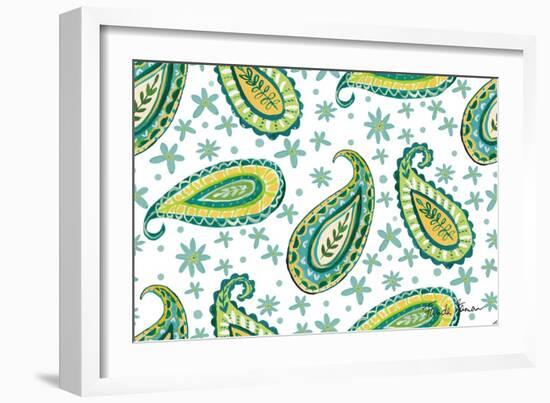 Mellow Yellow Step 02A-Farida Zaman-Framed Art Print