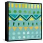 Mellow Yellow Step 03B-Farida Zaman-Framed Stretched Canvas