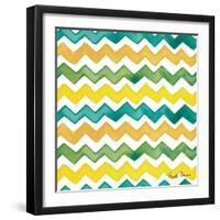 Mellow Yellow Step 04A-Farida Zaman-Framed Art Print