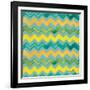 Mellow Yellow Step 04B-Farida Zaman-Framed Art Print