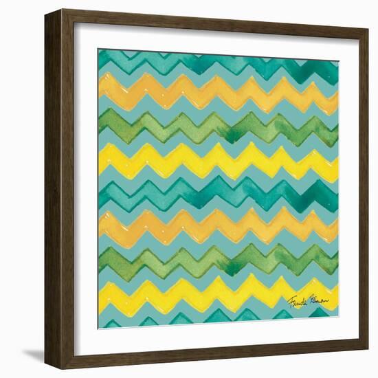 Mellow Yellow Step 04B-Farida Zaman-Framed Art Print