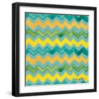 Mellow Yellow Step 04B-Farida Zaman-Framed Art Print