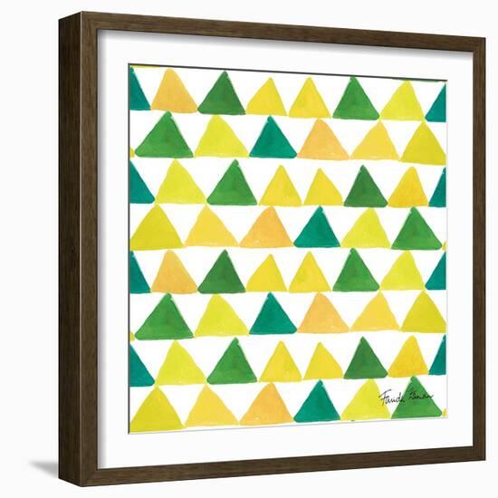 Mellow Yellow Step 05A-Farida Zaman-Framed Art Print