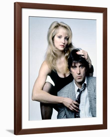 Melodie pour un meurtre Sea of Love by Harold Becker with Ellen Barkin and Al Pacino, 1989 (photo)-null-Framed Photo