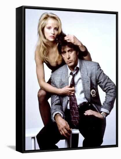 Melodie pour un meurtre Sea of Love by Harold Becker with Ellen Barkin and Al Pacino, 1989 (photo)-null-Framed Stretched Canvas