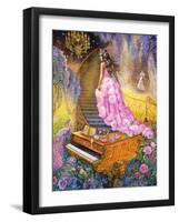 Melody In Pink-Josephine Wall-Framed Giclee Print