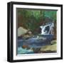 Melody of the Falls-Angela Saxon-Framed Art Print